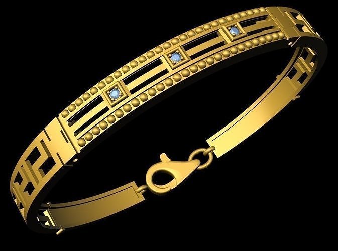 Bracelet for men 3D model