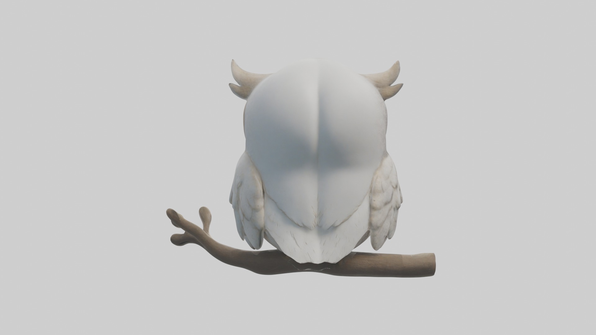Owlet Model Low-poly 3D model_1