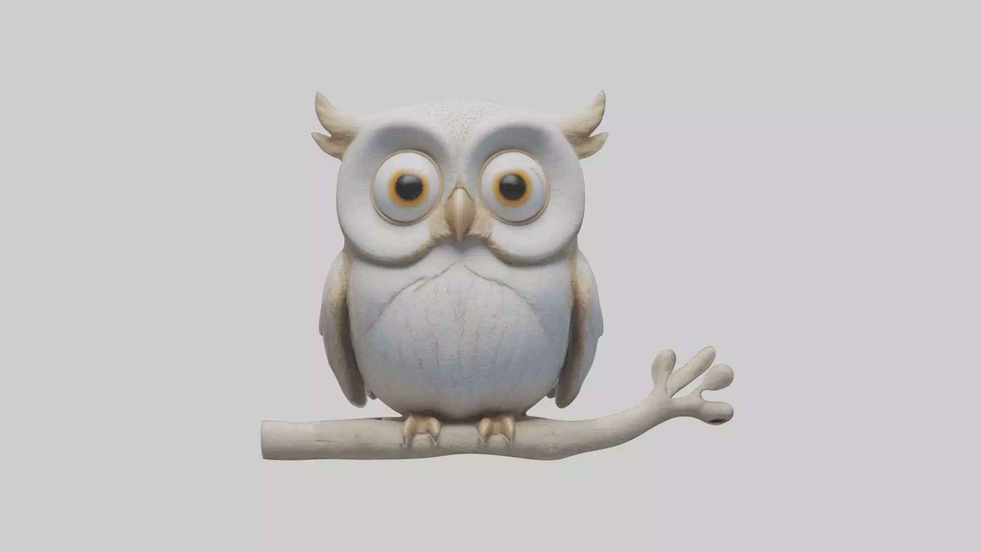 Owlet Model Low-poly 3D model_0