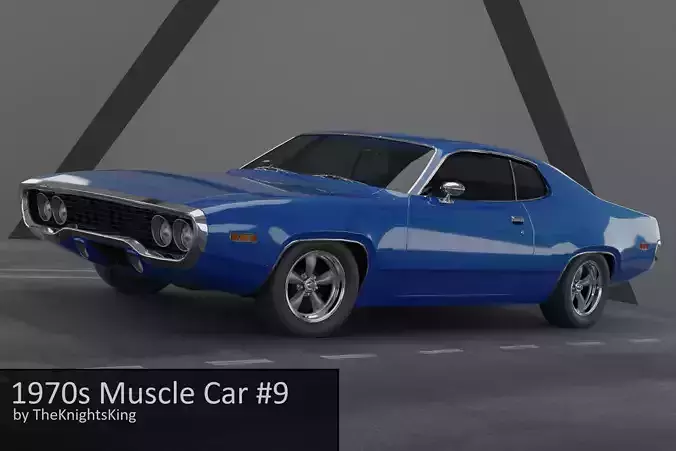1970s Muscle Car 9 Variant
