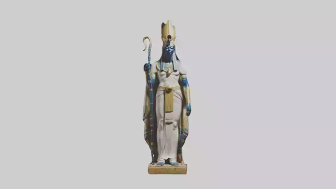 Osirisstatue Model