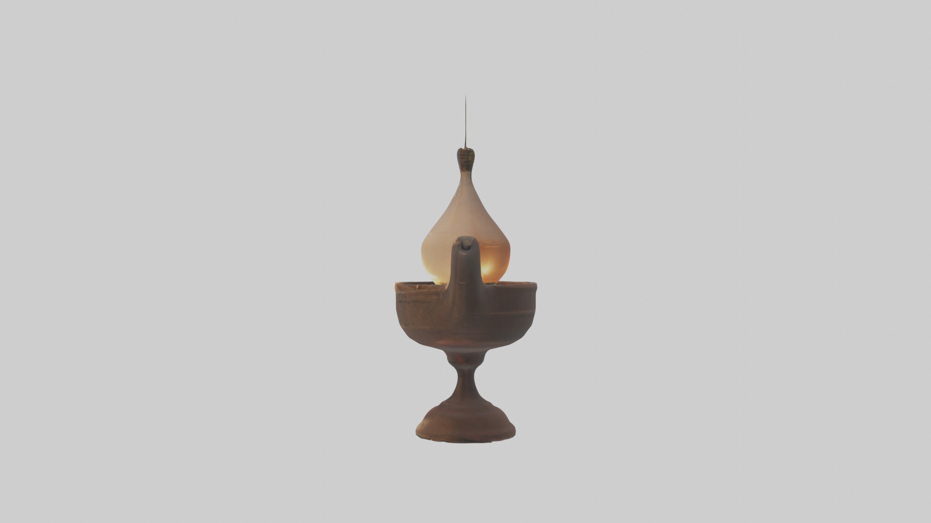 Oillamp Model Low-poly 3D model_6