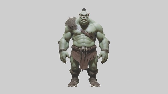 Ogre Model Low-poly 3D model