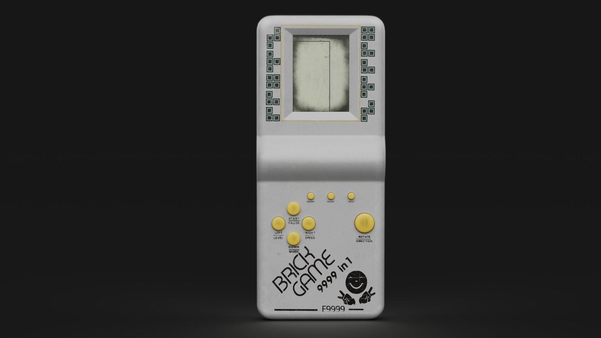 Brick Game Console Low-poly 3D model Free low-poly 3D model_1