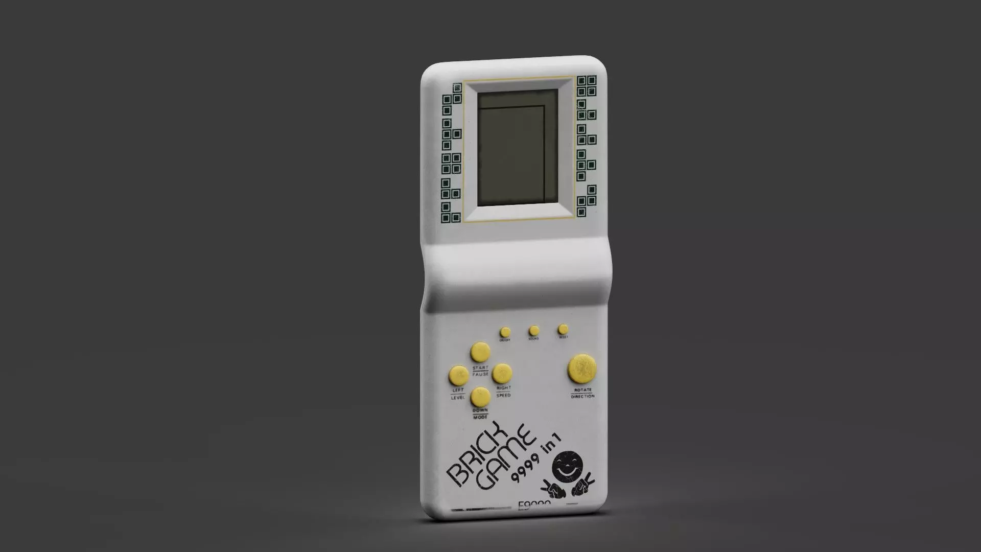 Brick Game Console Low-poly 3D model Free low-poly 3D model_0