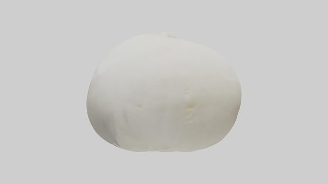 Mozzarellacheesemod 1 Low-poly 3D model 7