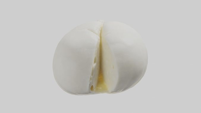 Mozzarellacheesemod 1 Low-poly 3D model 4