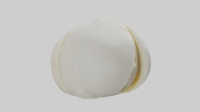 Mozzarellacheesemod 1 Low-poly 3D model 6