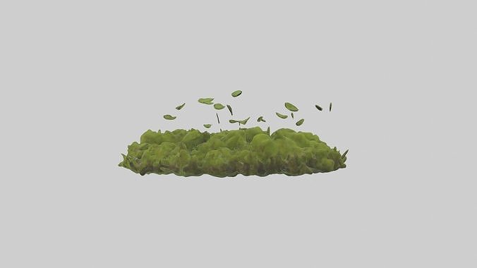 Moss Model Low-poly 3D model 2