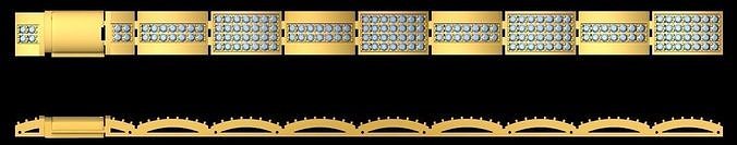 Bracelet for men 3D model