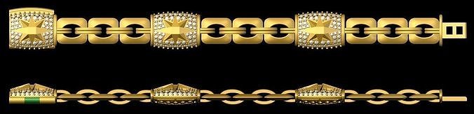 Bracelet for men 3D model