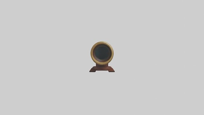 Medievalspyglassmod 1 Low-poly 3D model