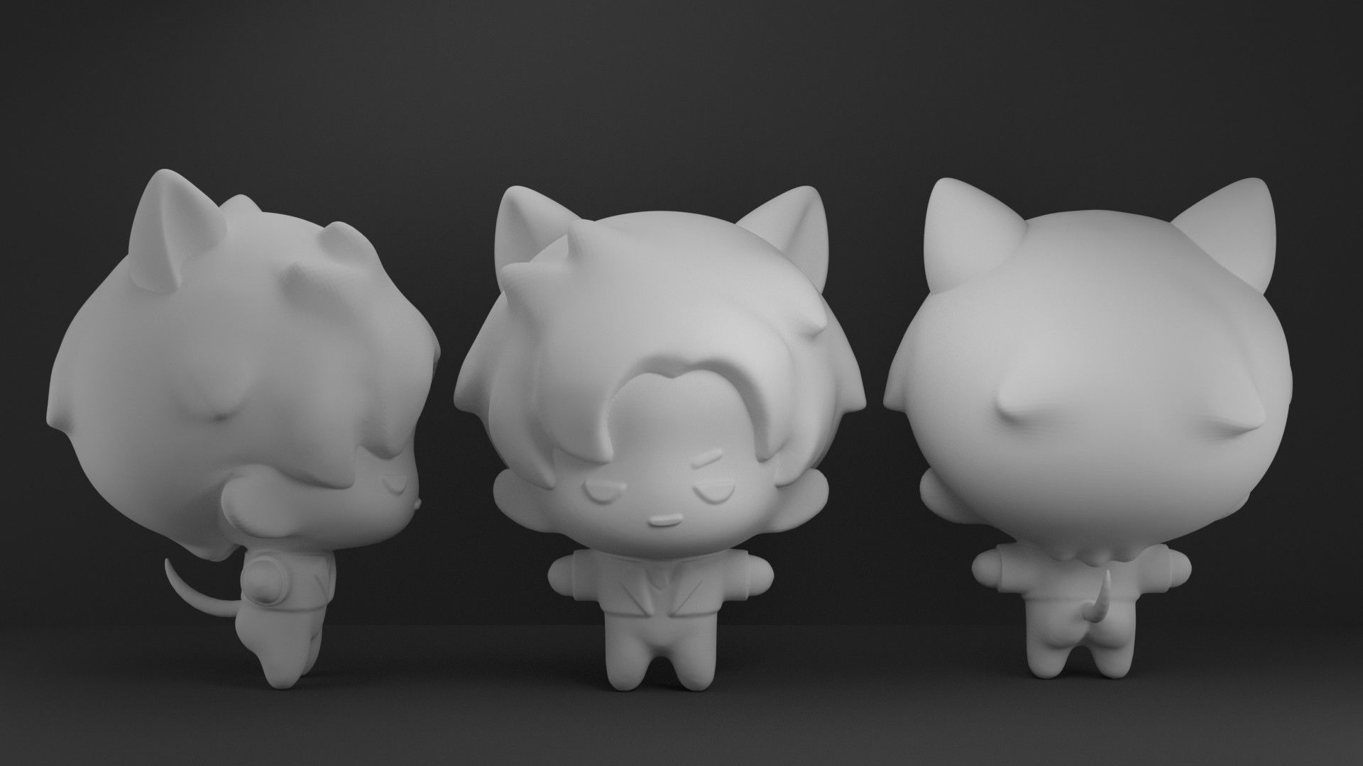 Sylus Cat Love and Deepspace 3d print model printable 3D print model_3