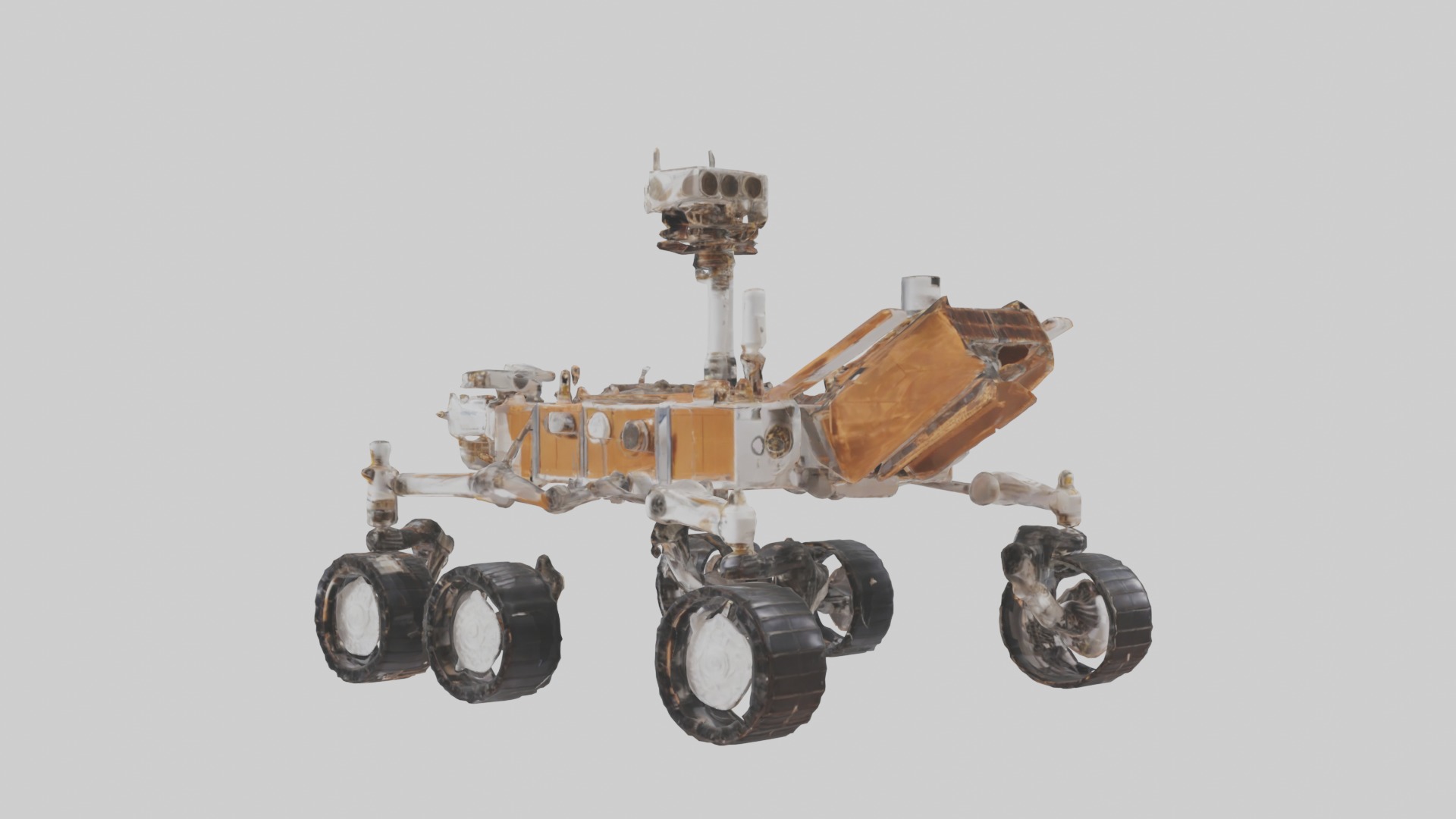 Mars Rover Model 1 Low-poly 3D model_1