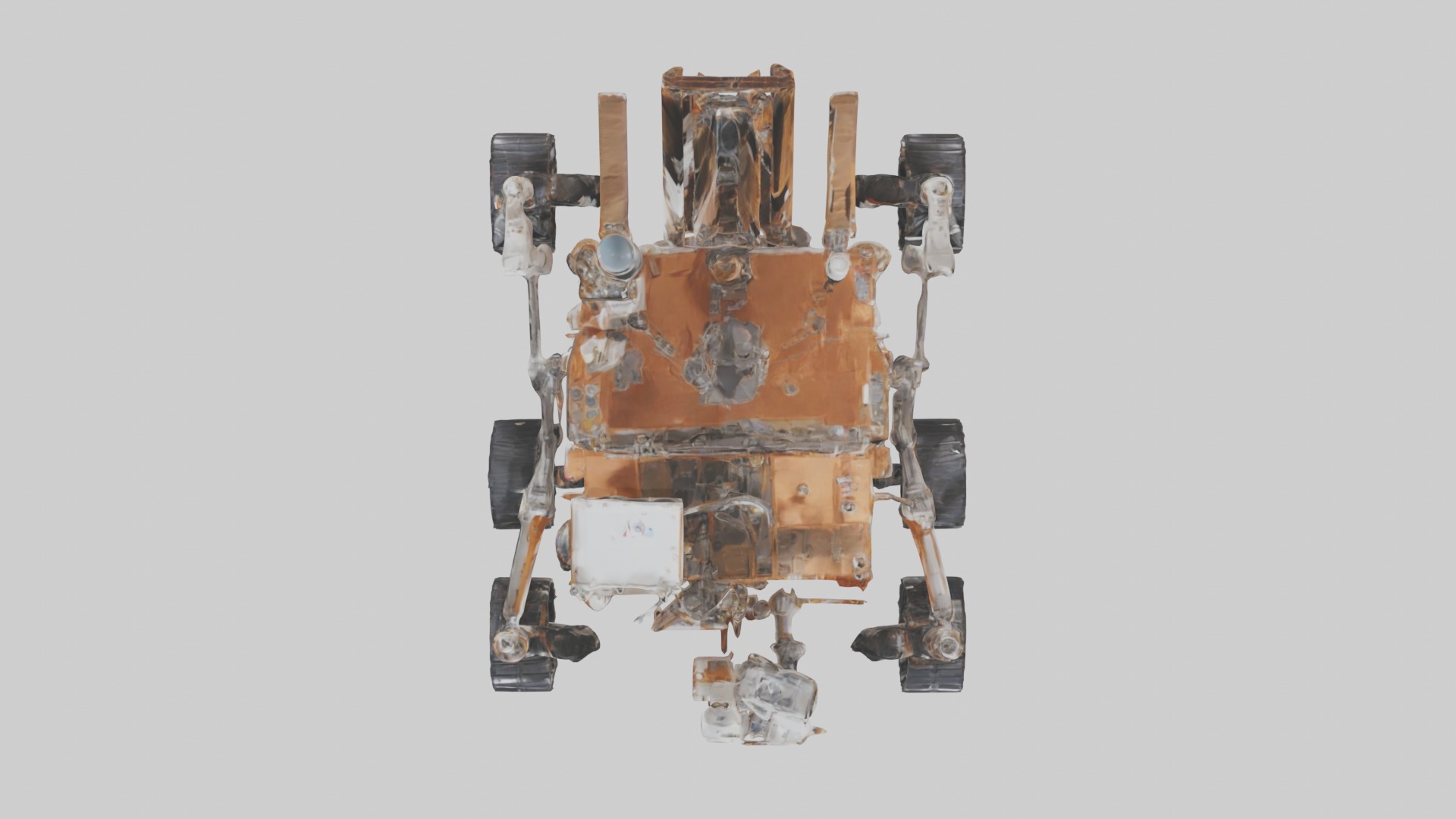 Mars Rover Model 1 Low-poly 3D model_8