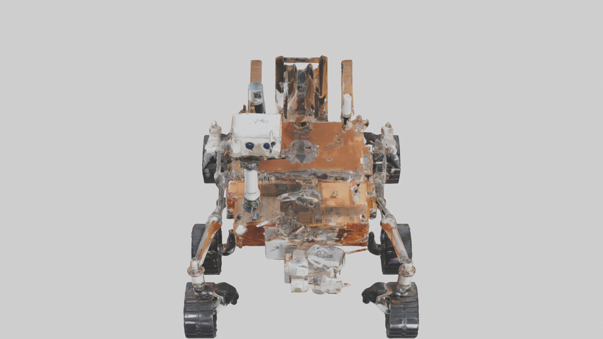 Mars Rover Model 1 Low-poly 3D model_10