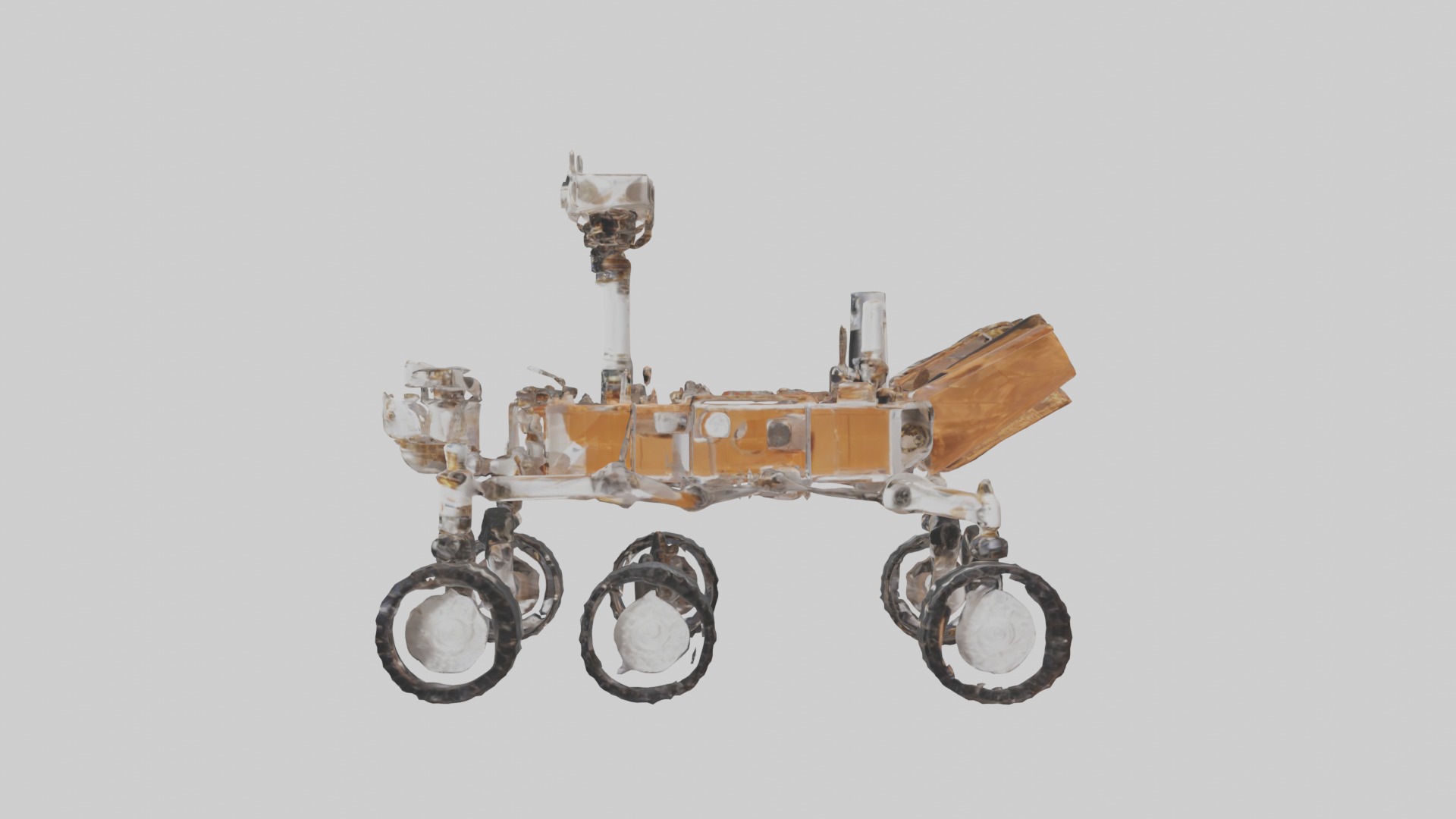 Mars Rover Model 1 Low-poly 3D model_6