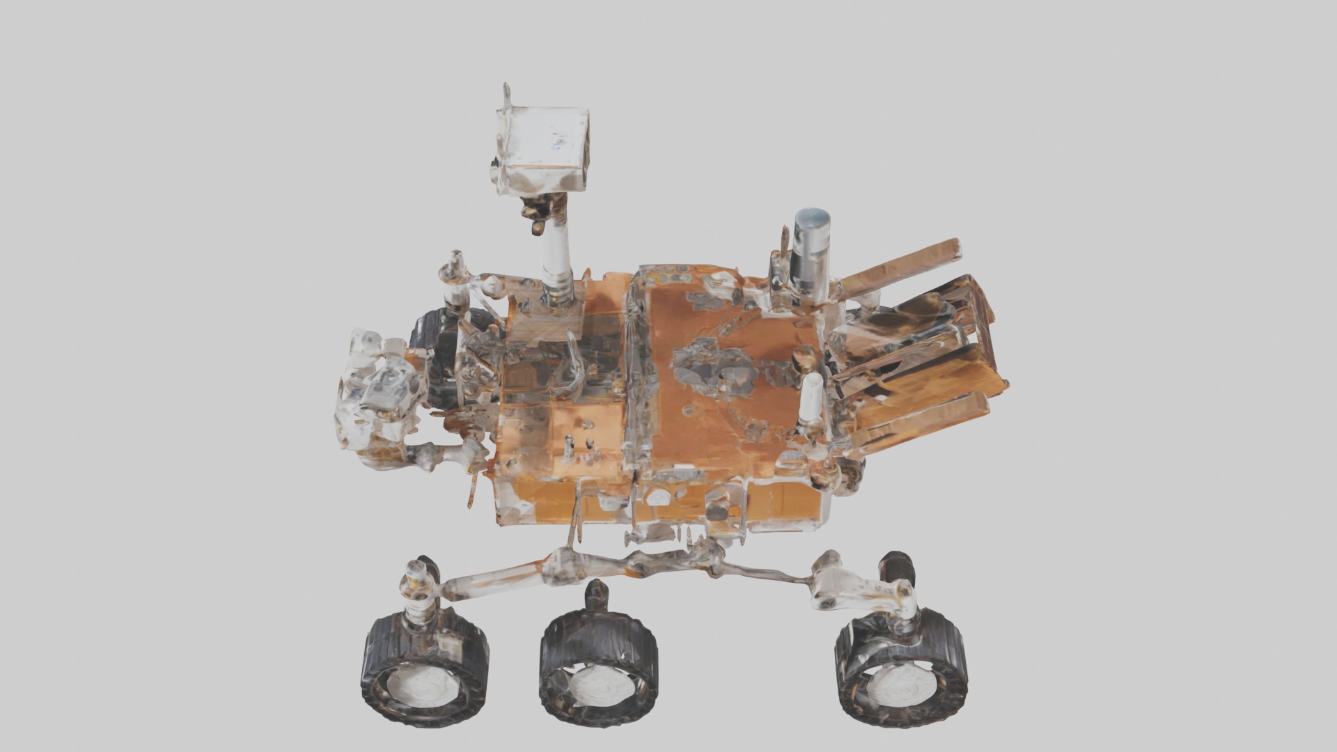 Mars Rover Model 1 Low-poly 3D model_11
