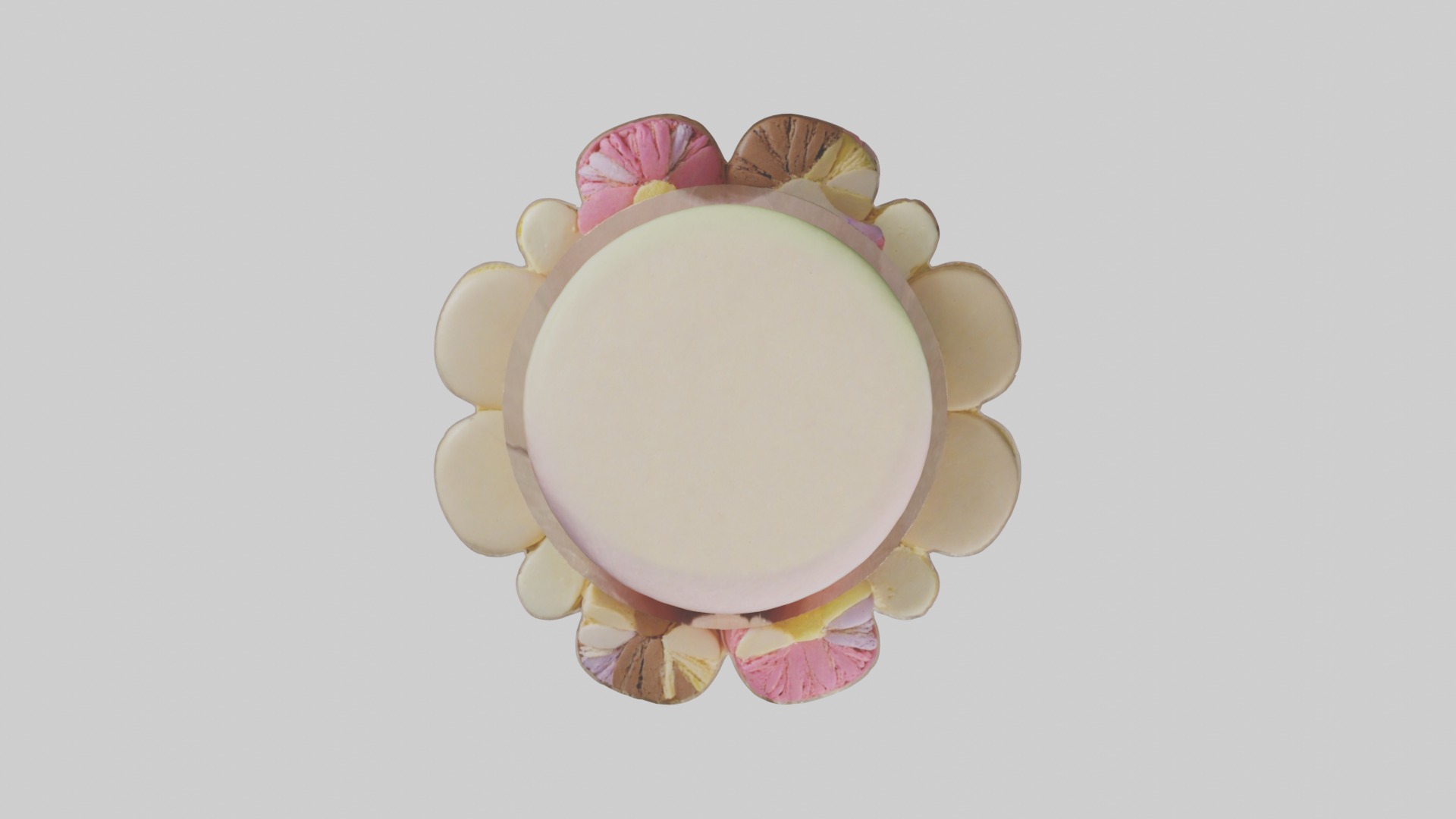 Macaron Model 1 Low-poly 3D model_8