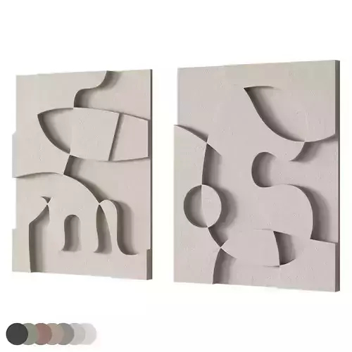 495 frame artwork 14 relief wall art 03 INDICA
