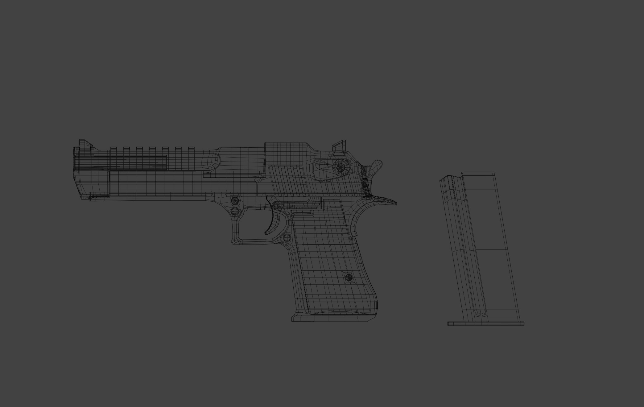 Desert Eagle 3D model_3
