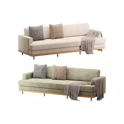 Olivet Full Length Sofa 3D model
