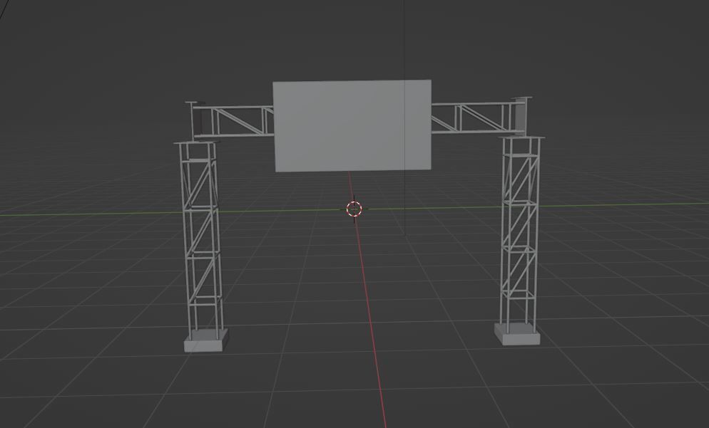 Billboard 3D Model 3D model_11