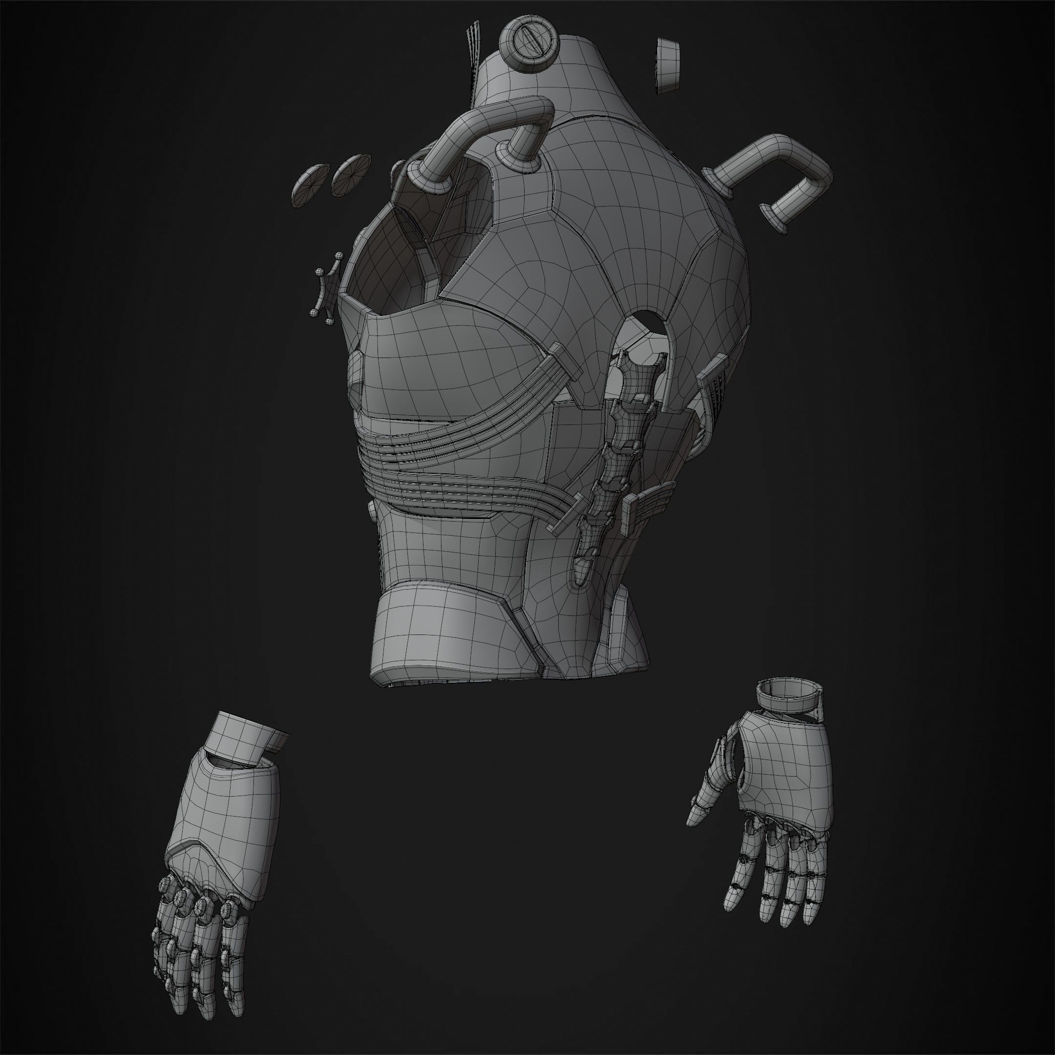 Zenless Zone Zero Billy Kid Armor for Cosplay 3D print model_17