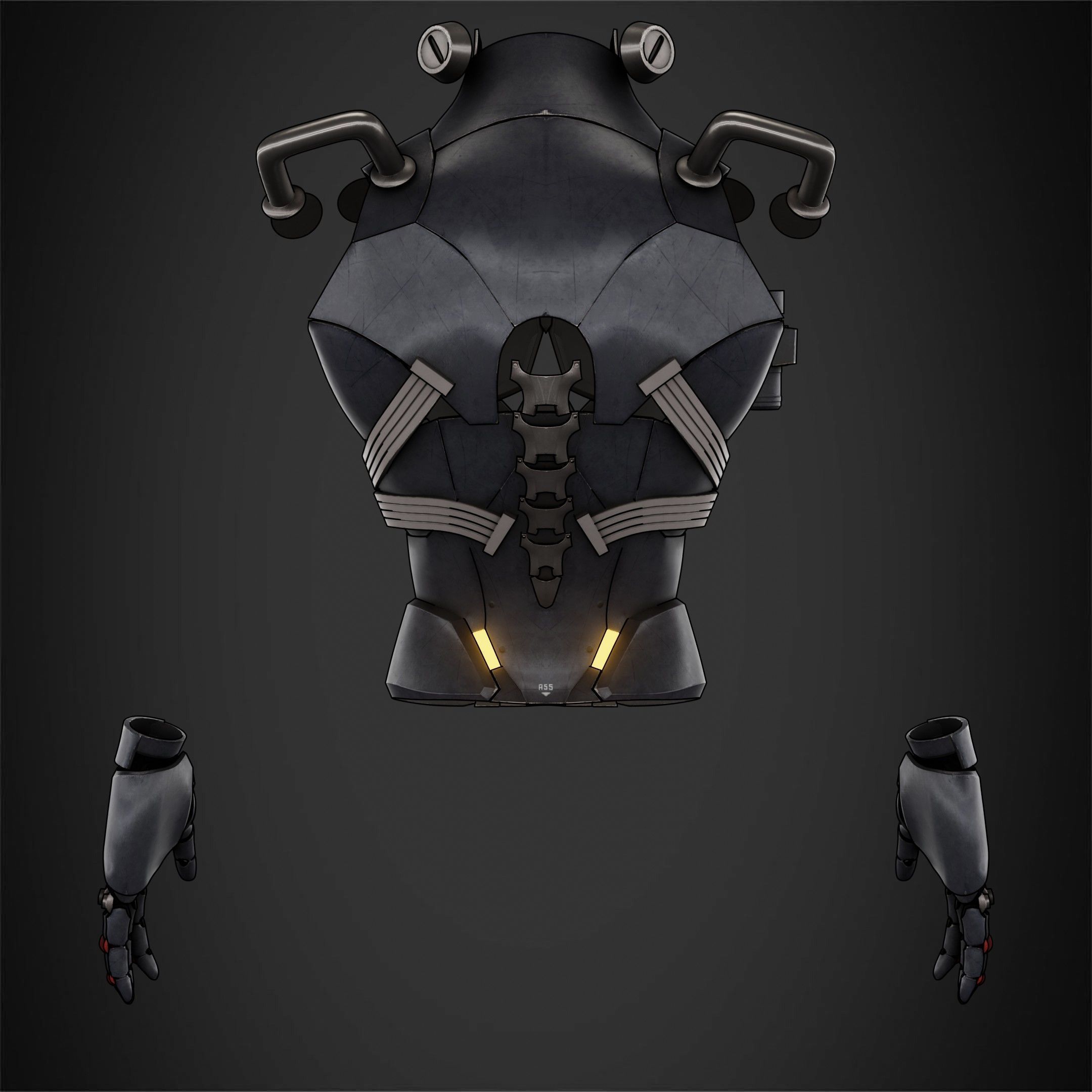 Zenless Zone Zero Billy Kid Armor for Cosplay 3D print model_6