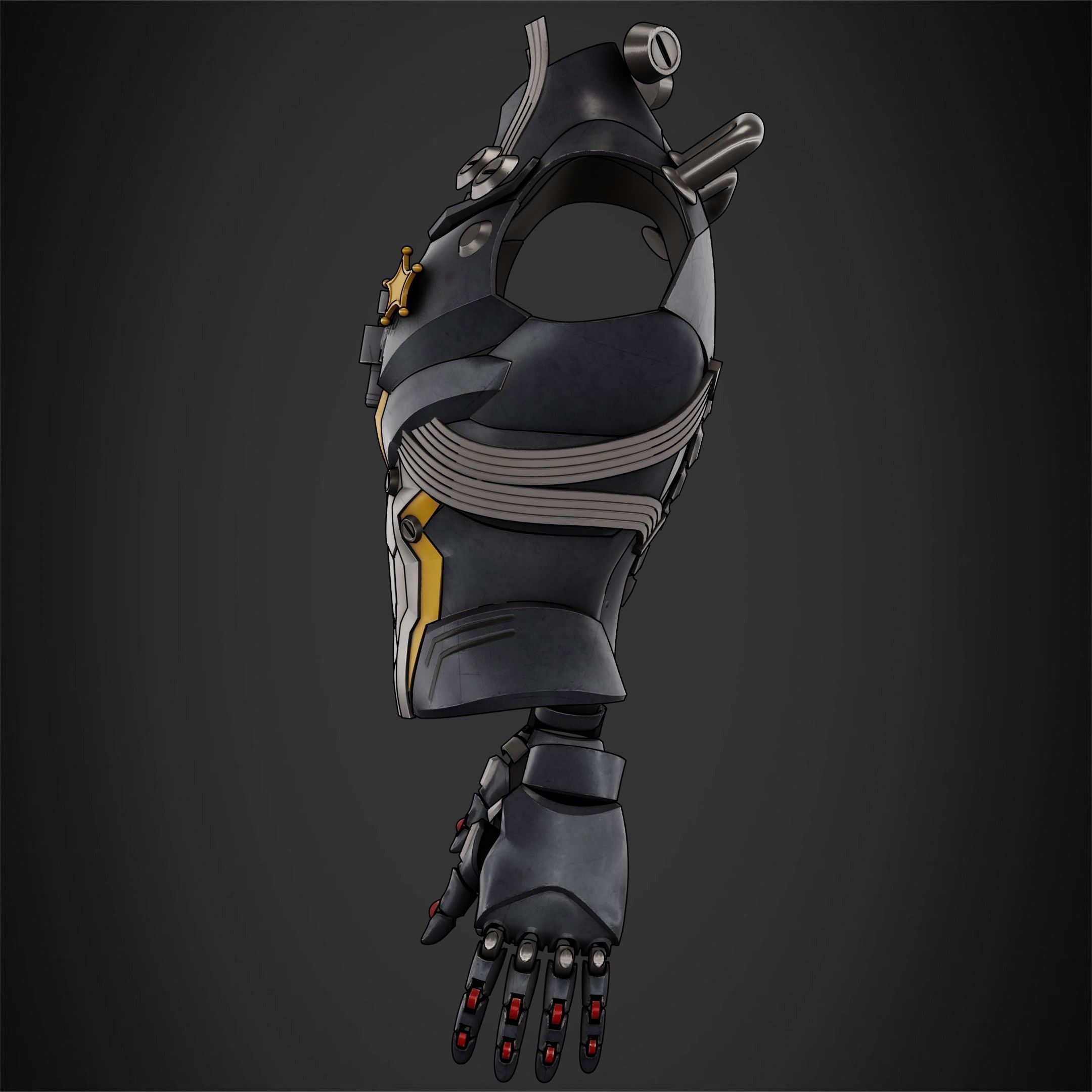 Zenless Zone Zero Billy Kid Armor for Cosplay 3D print model_4