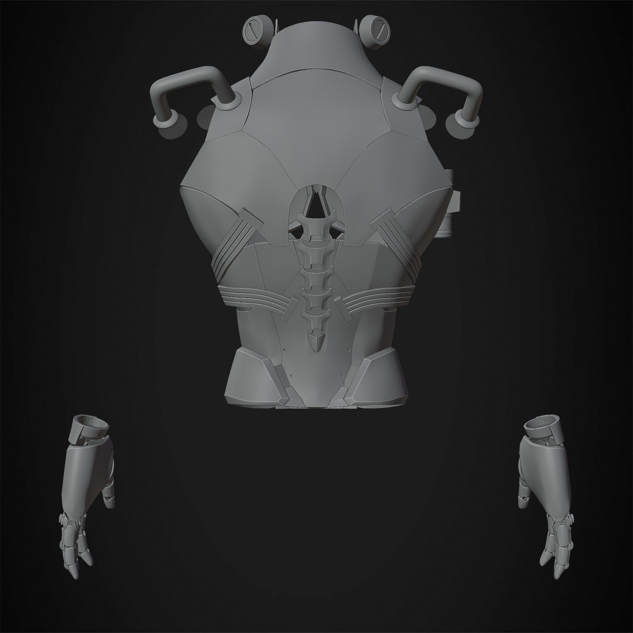 Zenless Zone Zero Billy Kid Armor for Cosplay 3D print model_18