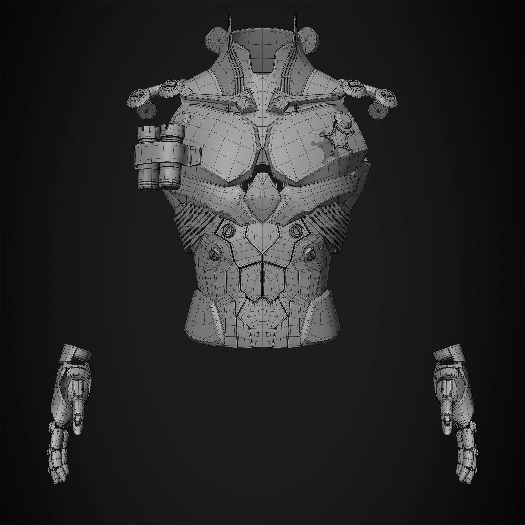 Zenless Zone Zero Billy Kid Armor for Cosplay 3D print model_11