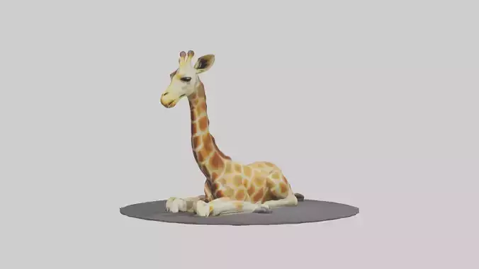 Lying Giraffe Model 1