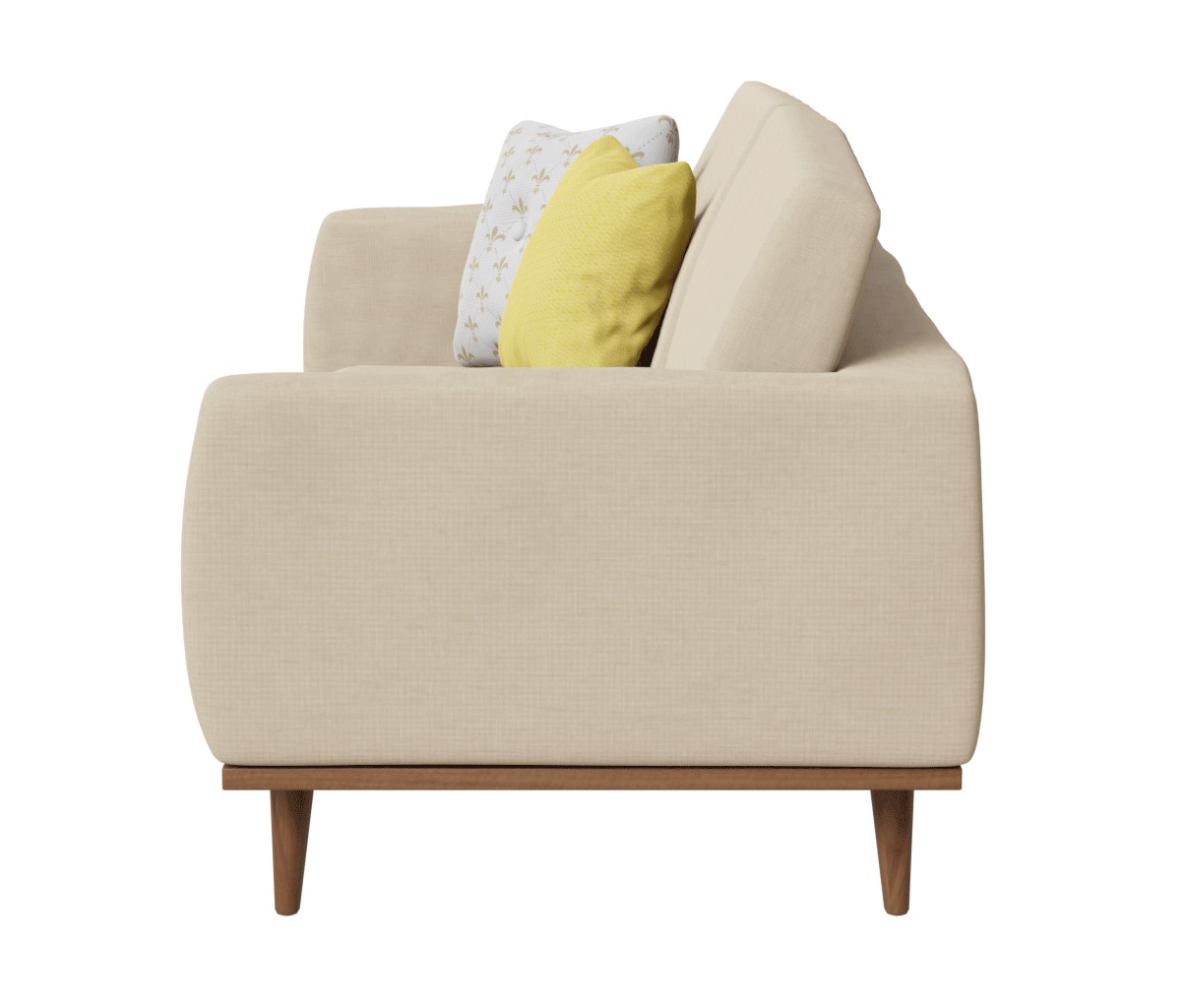 Living room sofa- AR VR 3D model_4