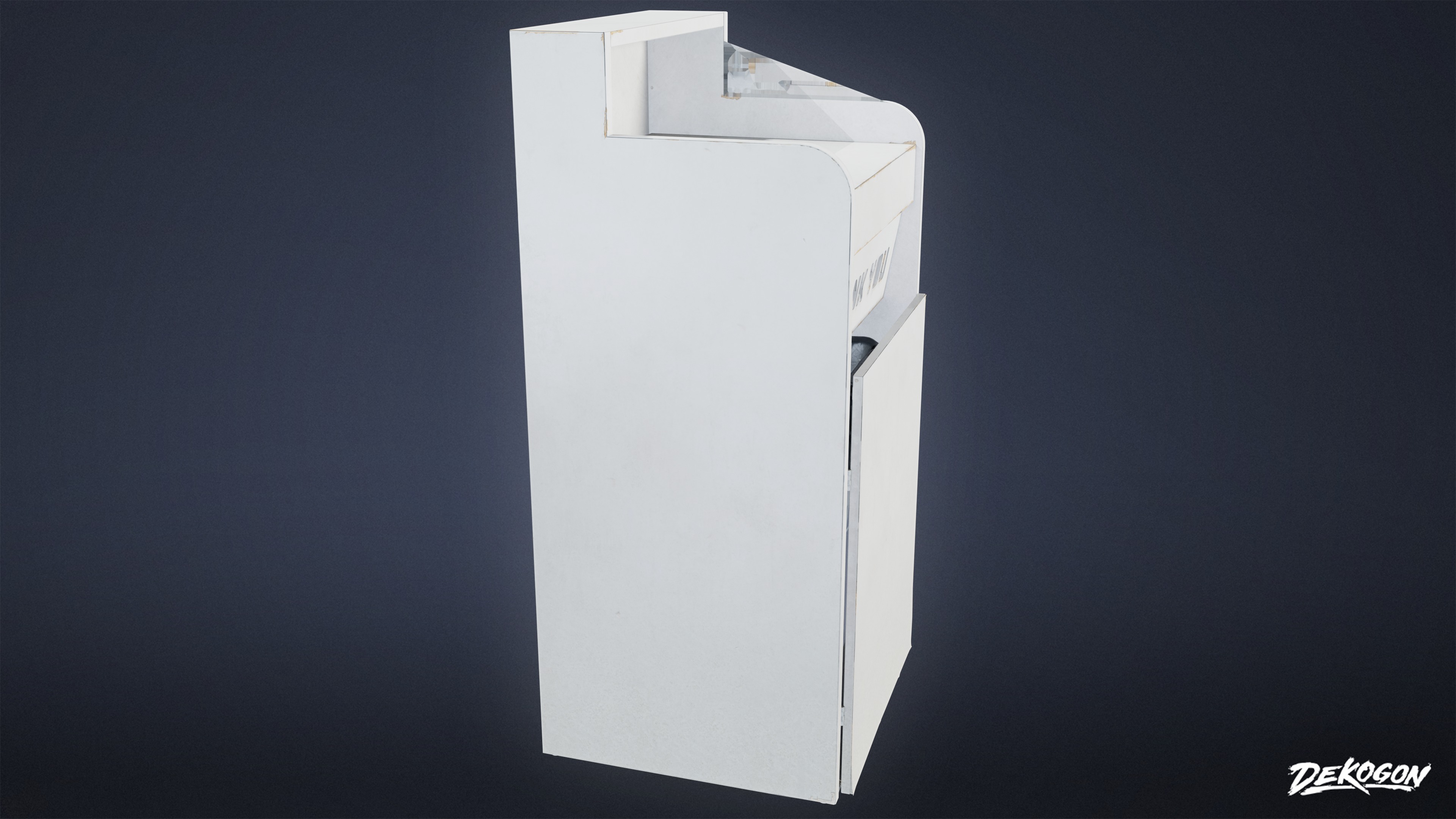 RESTAURANT - Trash Dining 01 - LOW POLY AND NANITE Low-poly 3D model_2