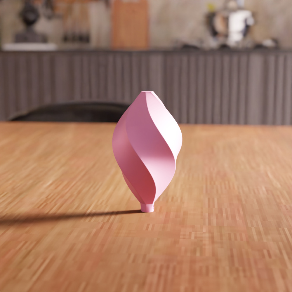 Twisted Tree Ornament - 204 3D print model_3