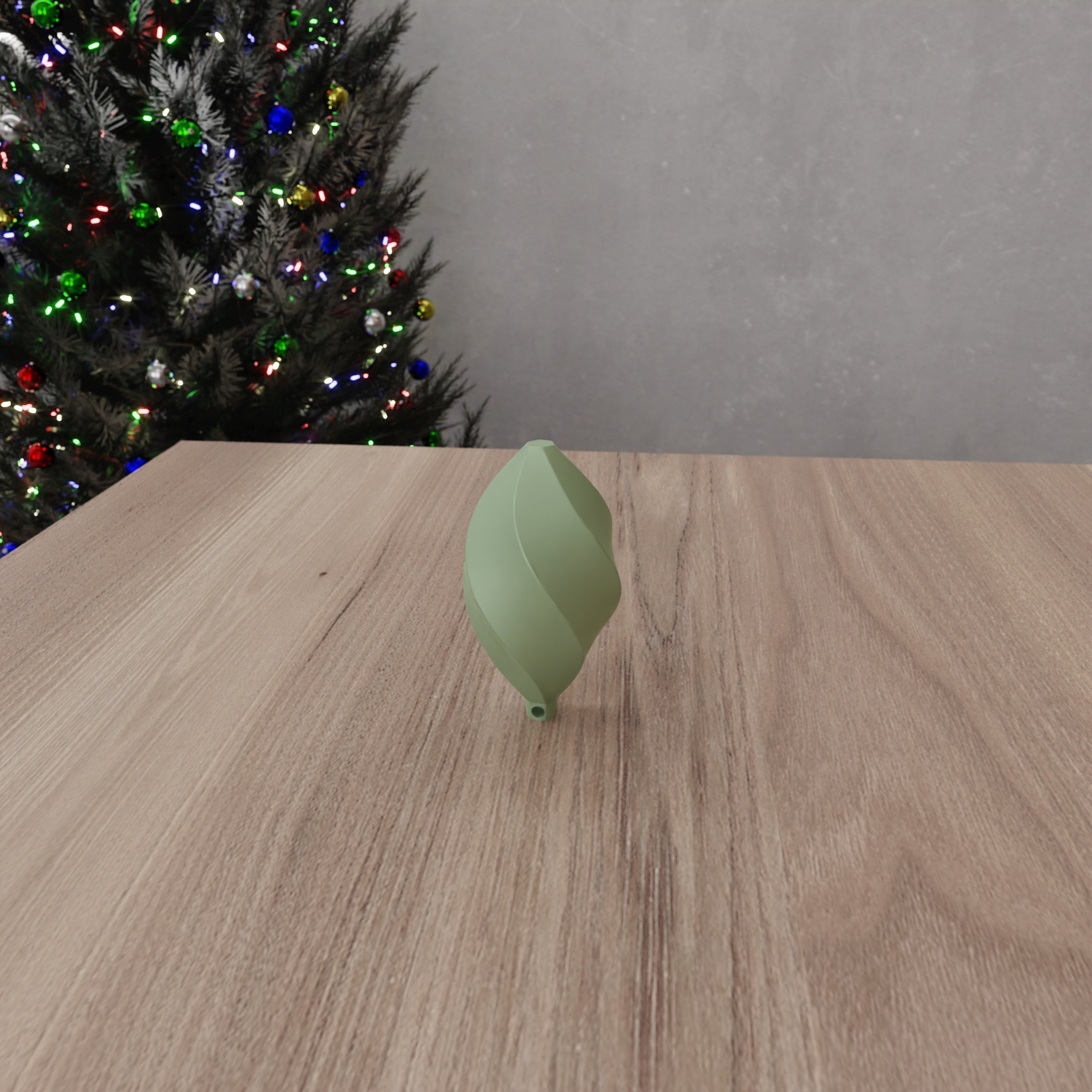 Twisted Tree Ornament - 204 3D print model_11