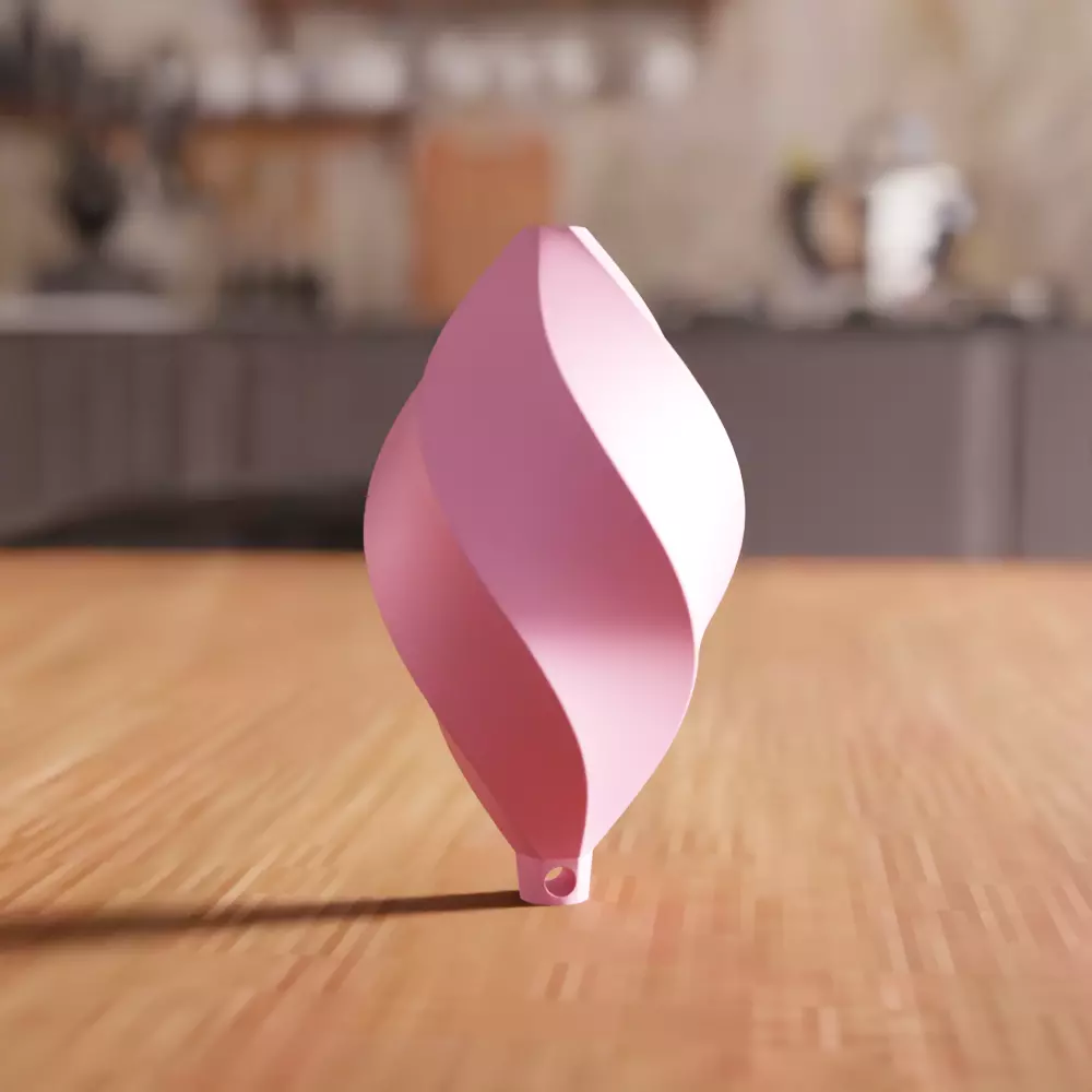 Twisted Tree Ornament - 204 3D print model_0