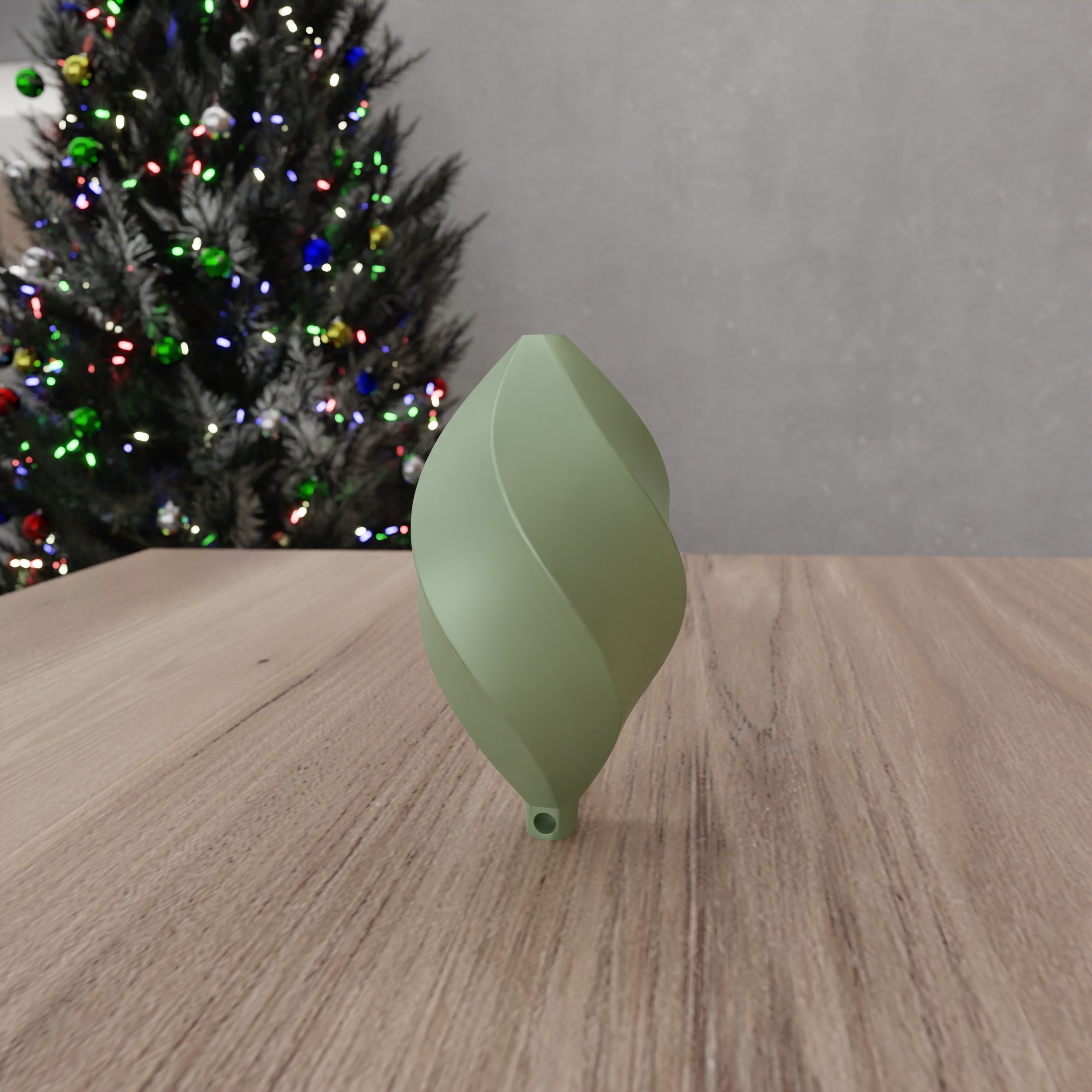 Twisted Tree Ornament - 204 3D print model_9