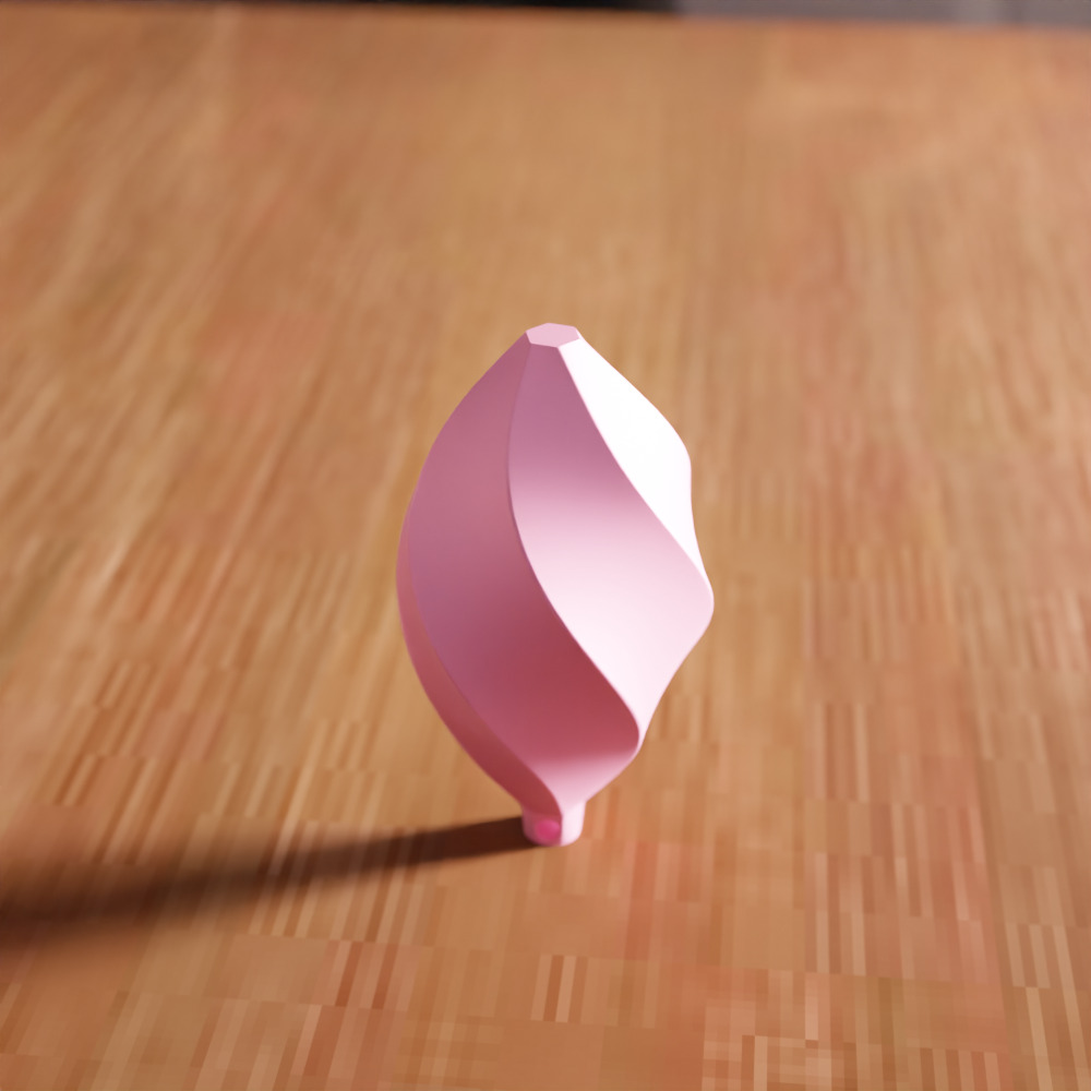 Twisted Tree Ornament - 204 3D print model_1