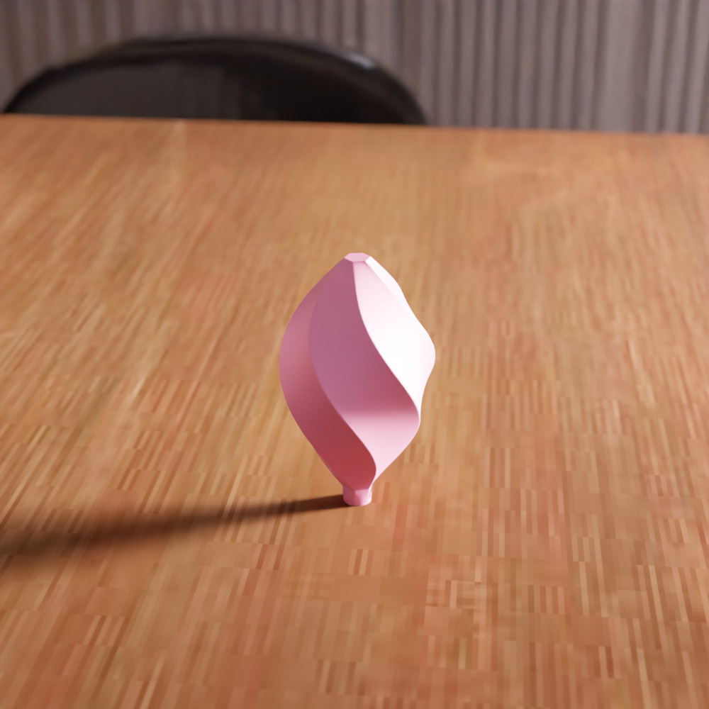 Twisted Tree Ornament - 204 3D print model_7