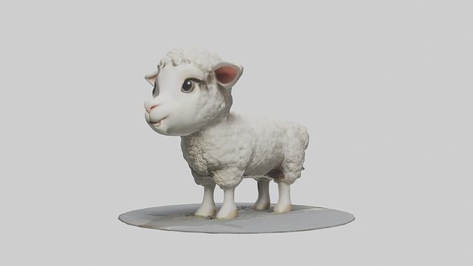 Lamb Model 1 Low-poly 3D model
