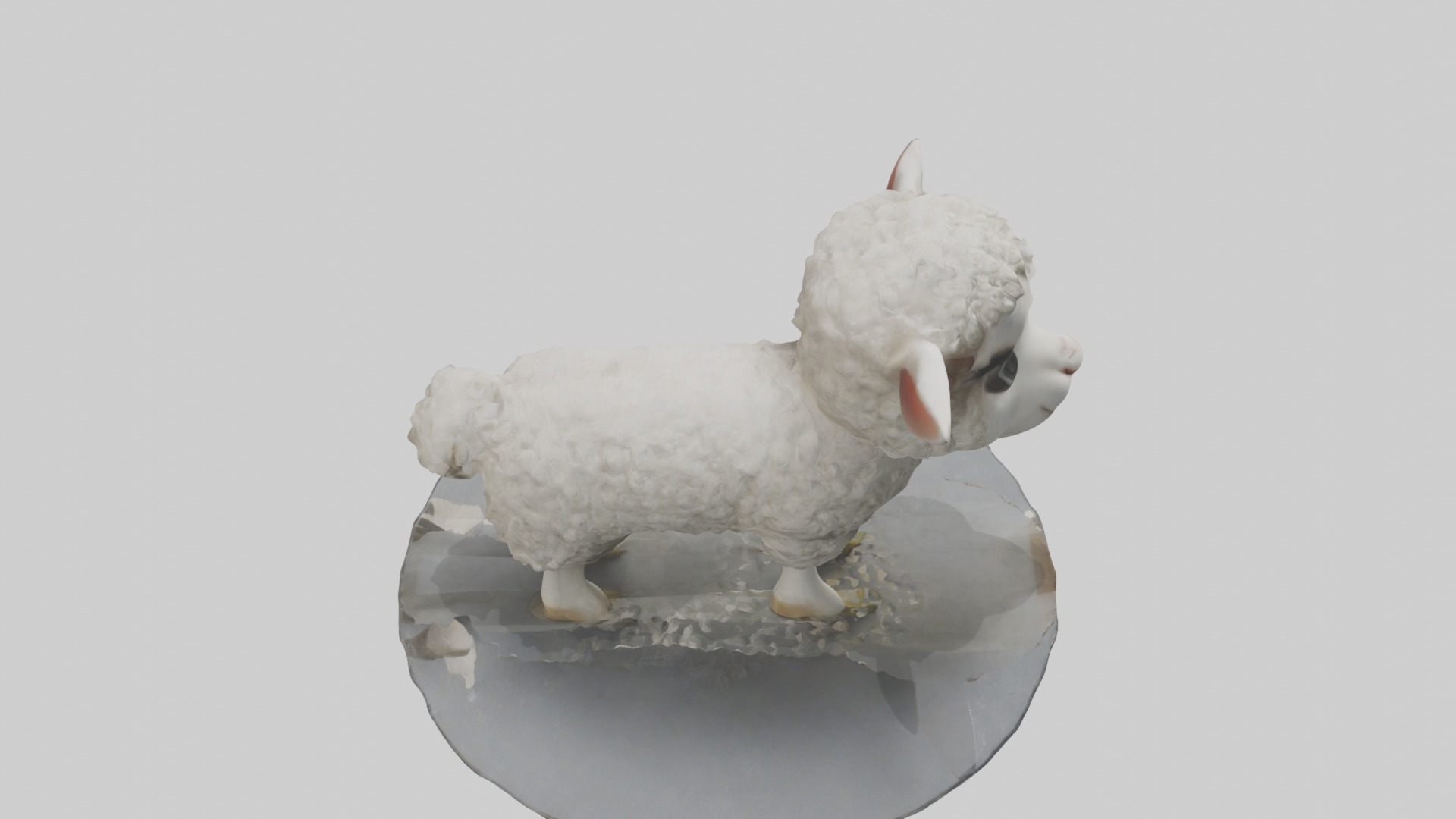 Lamb Model 1 Low-poly 3D model_12