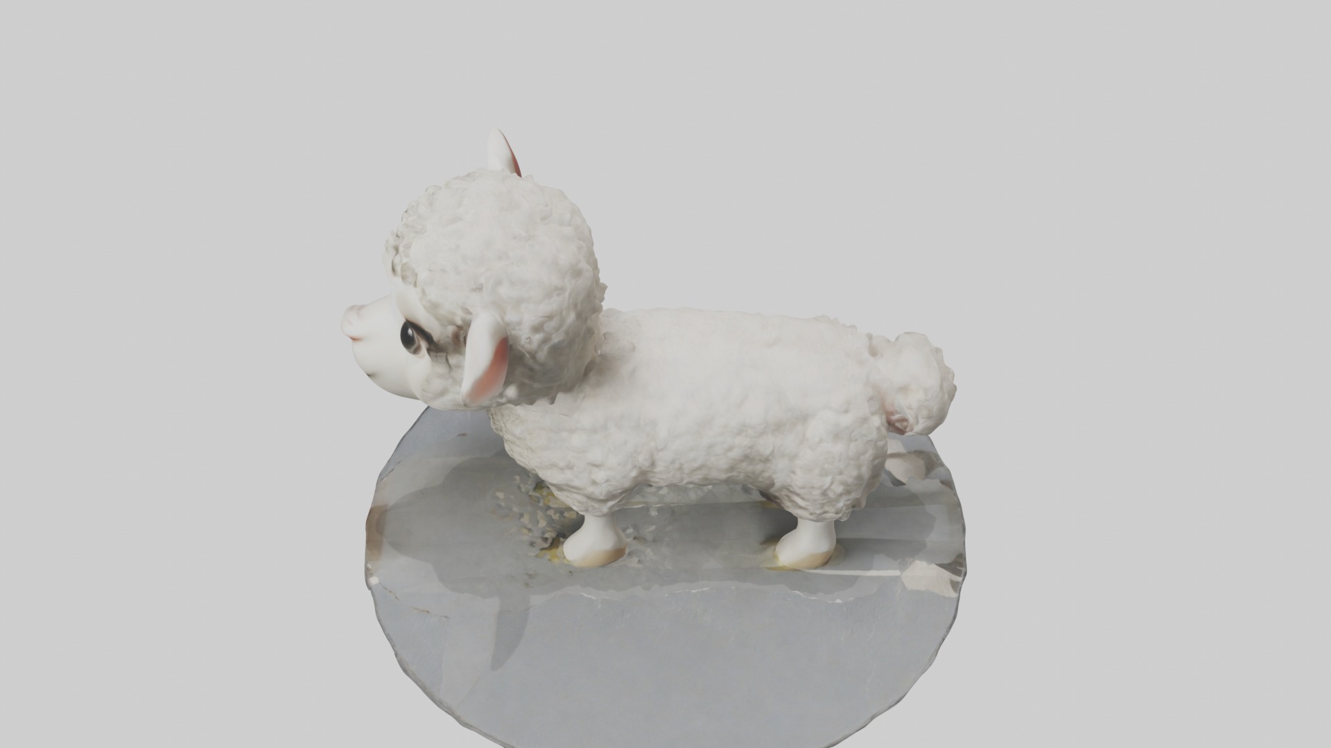 Lamb Model 1 Low-poly 3D model_11