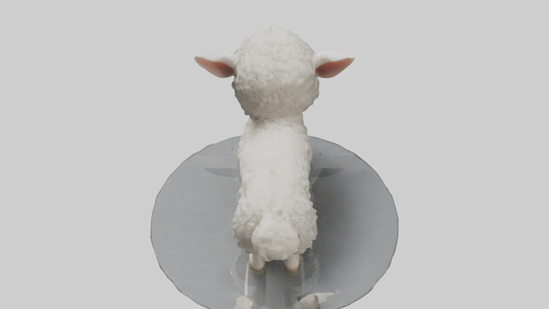 Lamb Model 1 Low-poly 3D model_9