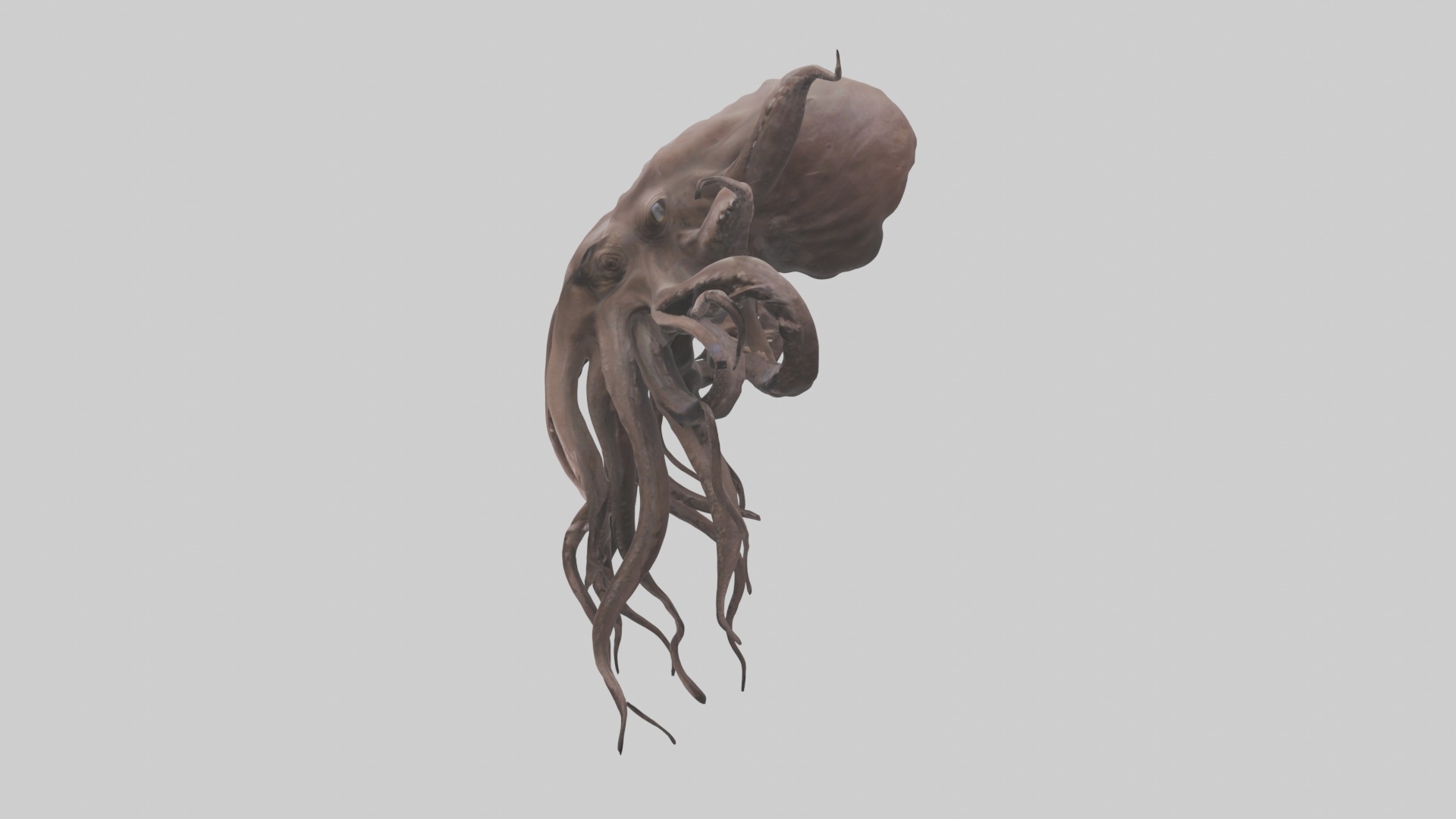 Kraken Model Low-poly 3D model_6