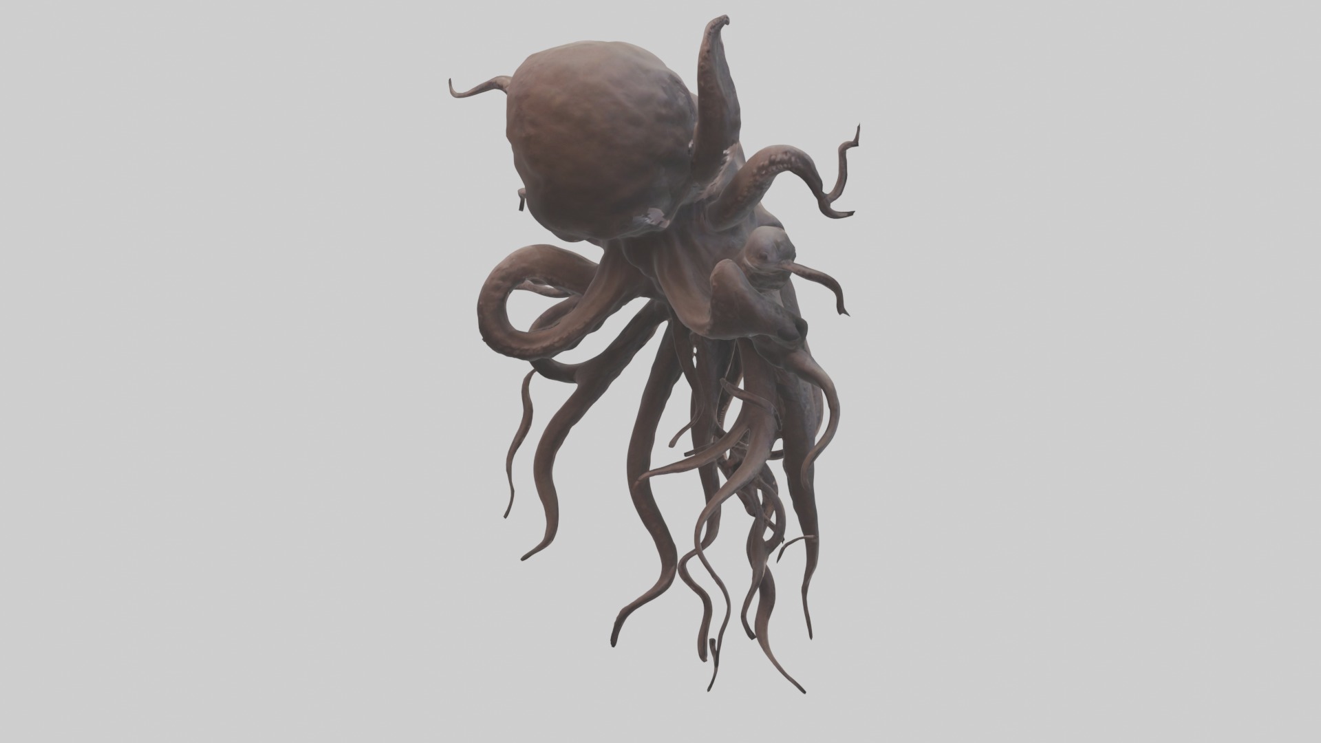 Kraken Model Low-poly 3D model_2