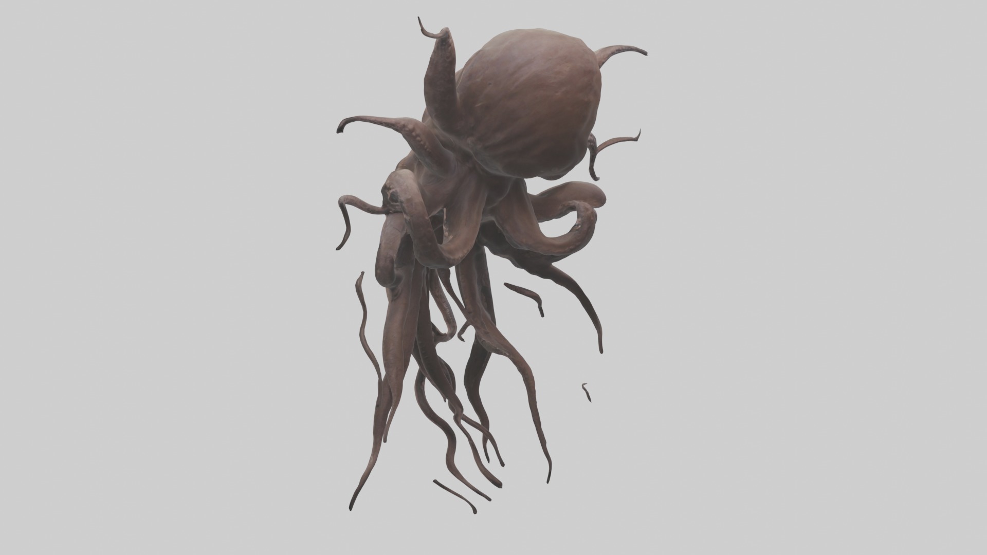 Kraken Model Low-poly 3D model_1