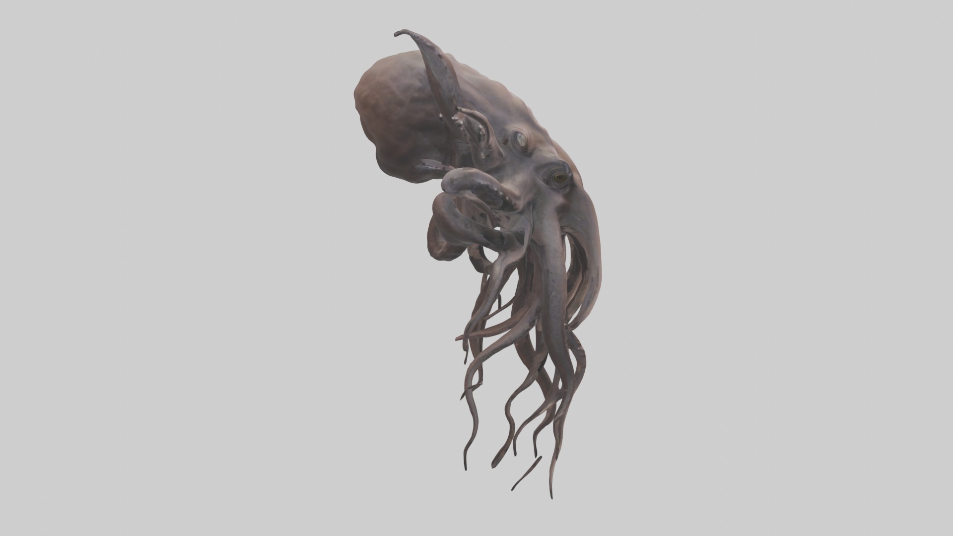 Kraken Model Low-poly 3D model_7