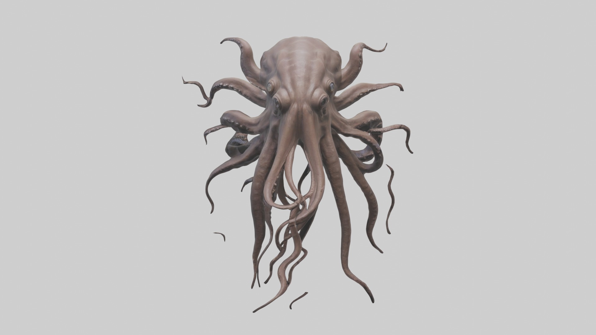 Kraken Model Low-poly 3D model_3
